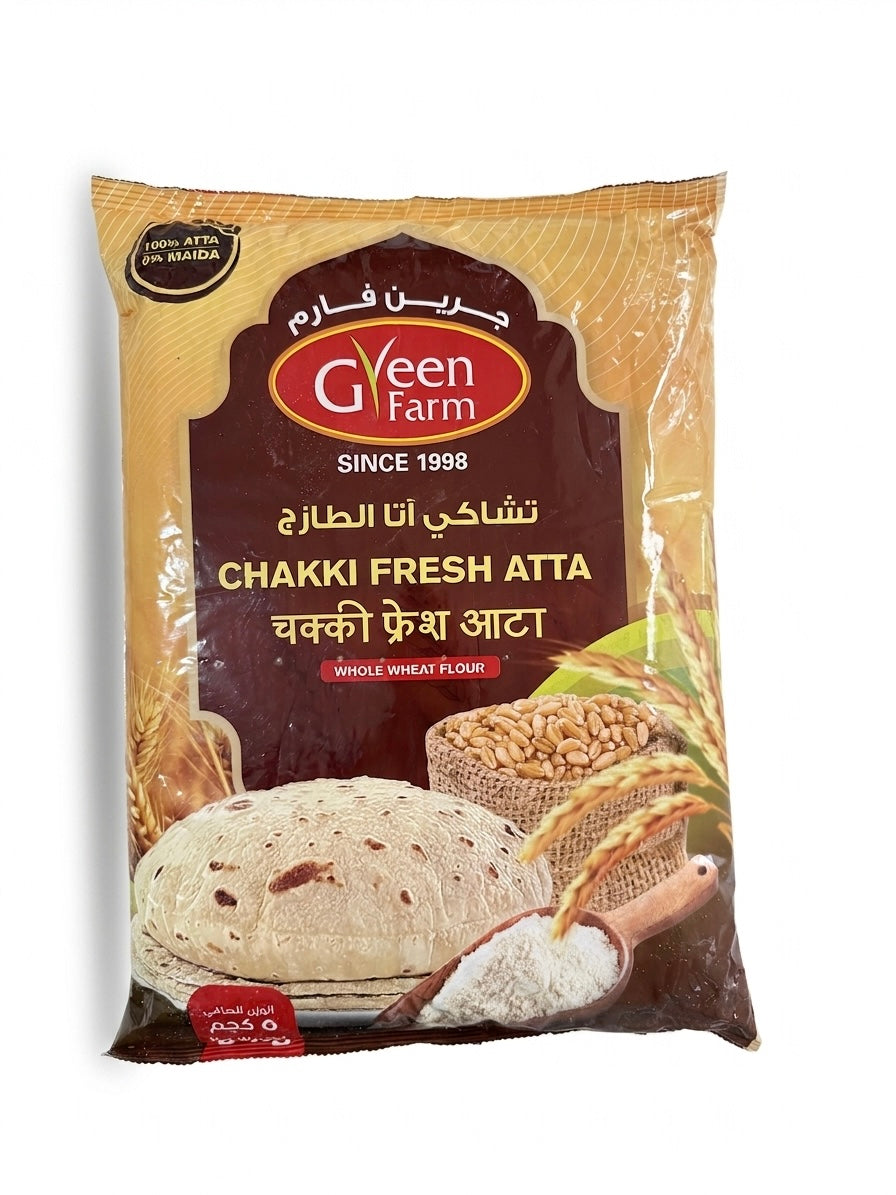 Green Farm chakki fresh Atta 5kg