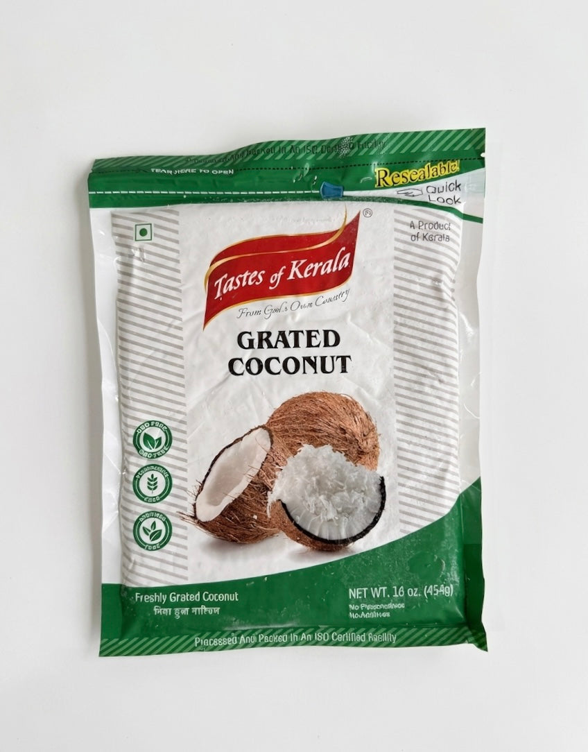 Tastes of kerala grated coconut 454grm