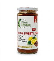 Farm kitchen Hot and sweet lemon pickle 400grm