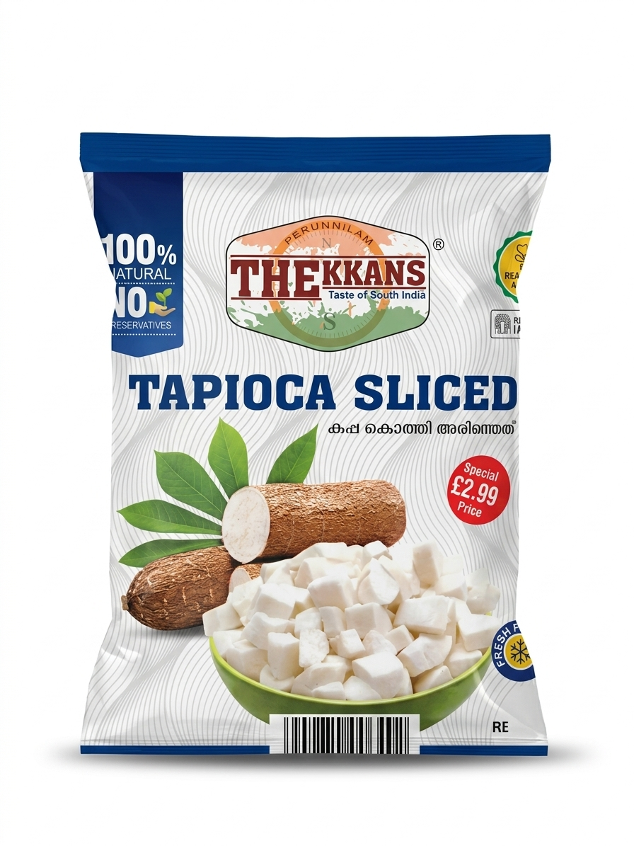 Thekkans Tapioca Sliced 908grm
