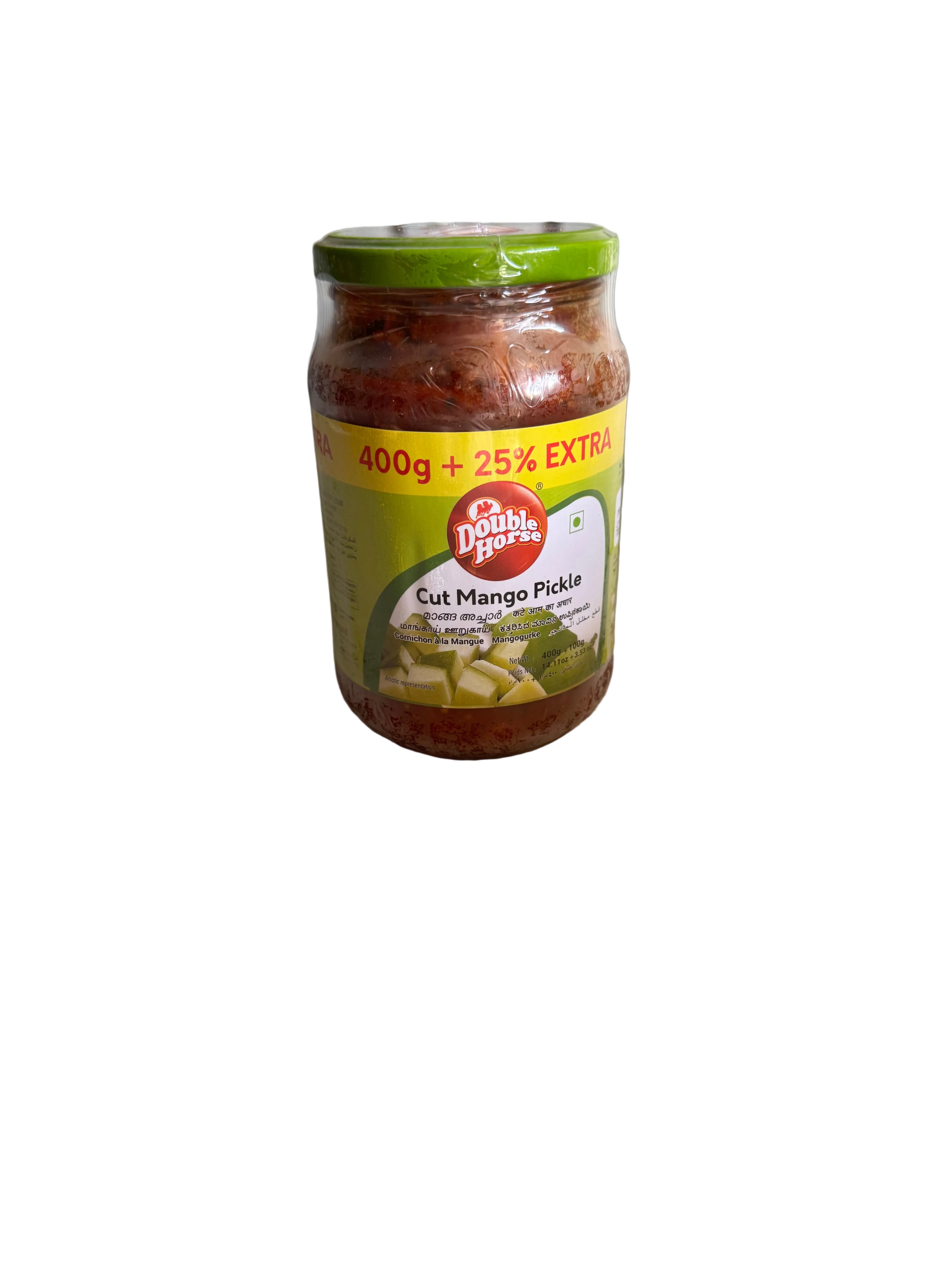 Double Horse Cut Mango Pickle 400 Grm