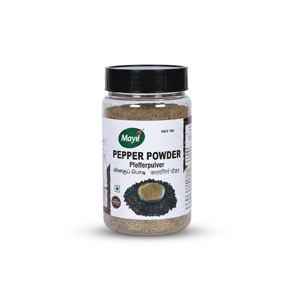 Mayil Black Pepper Whole 200grm