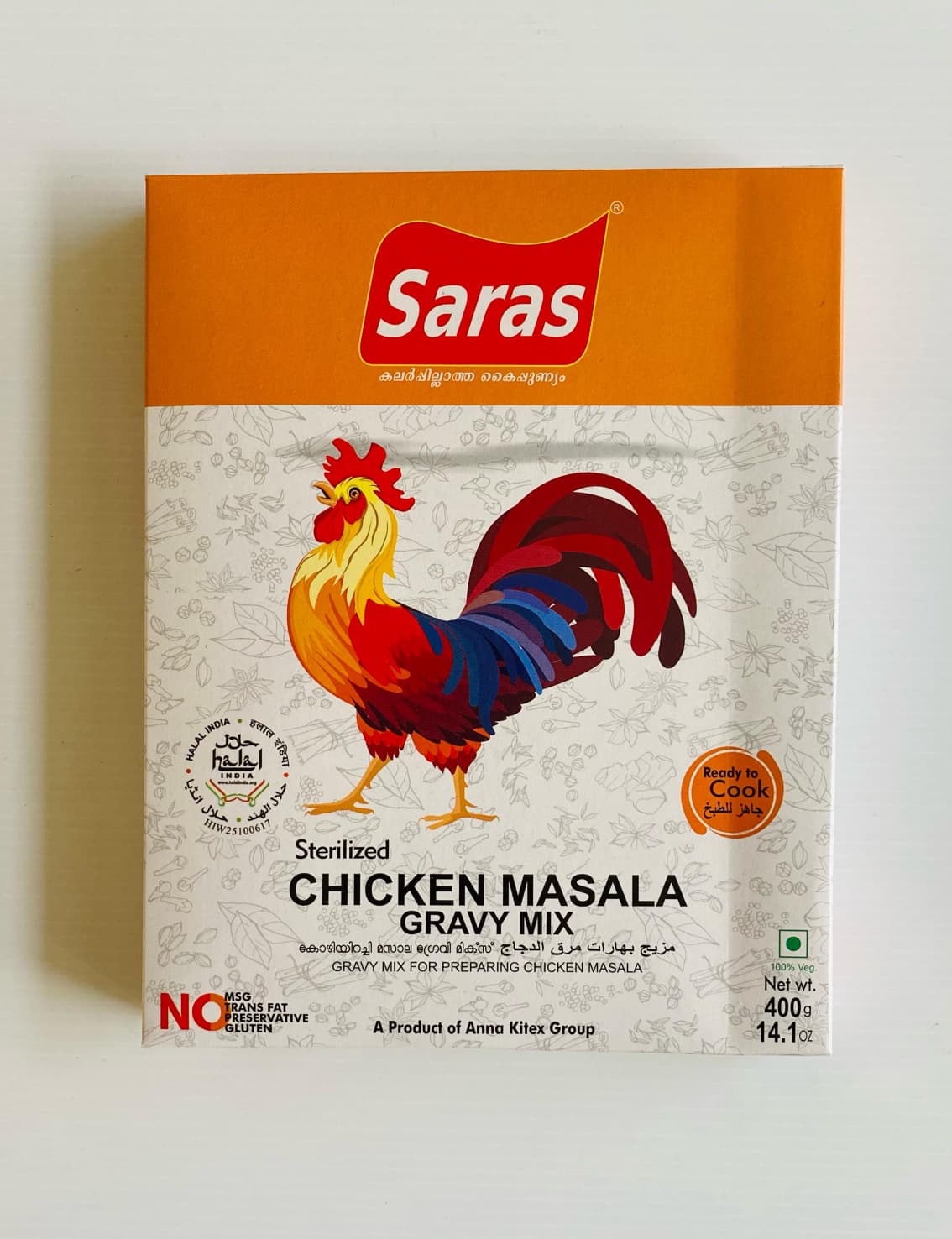 Sara's chicken roast gravy mix 400 gram