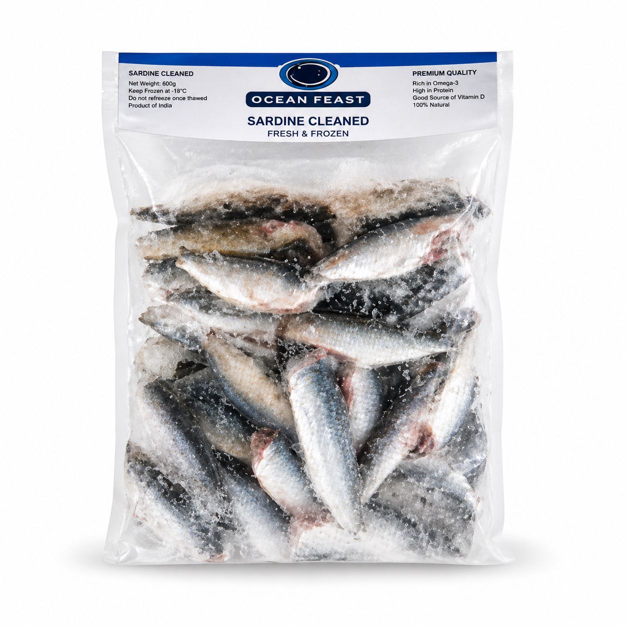 Ocean Feast Sardine Cleaned 600grm