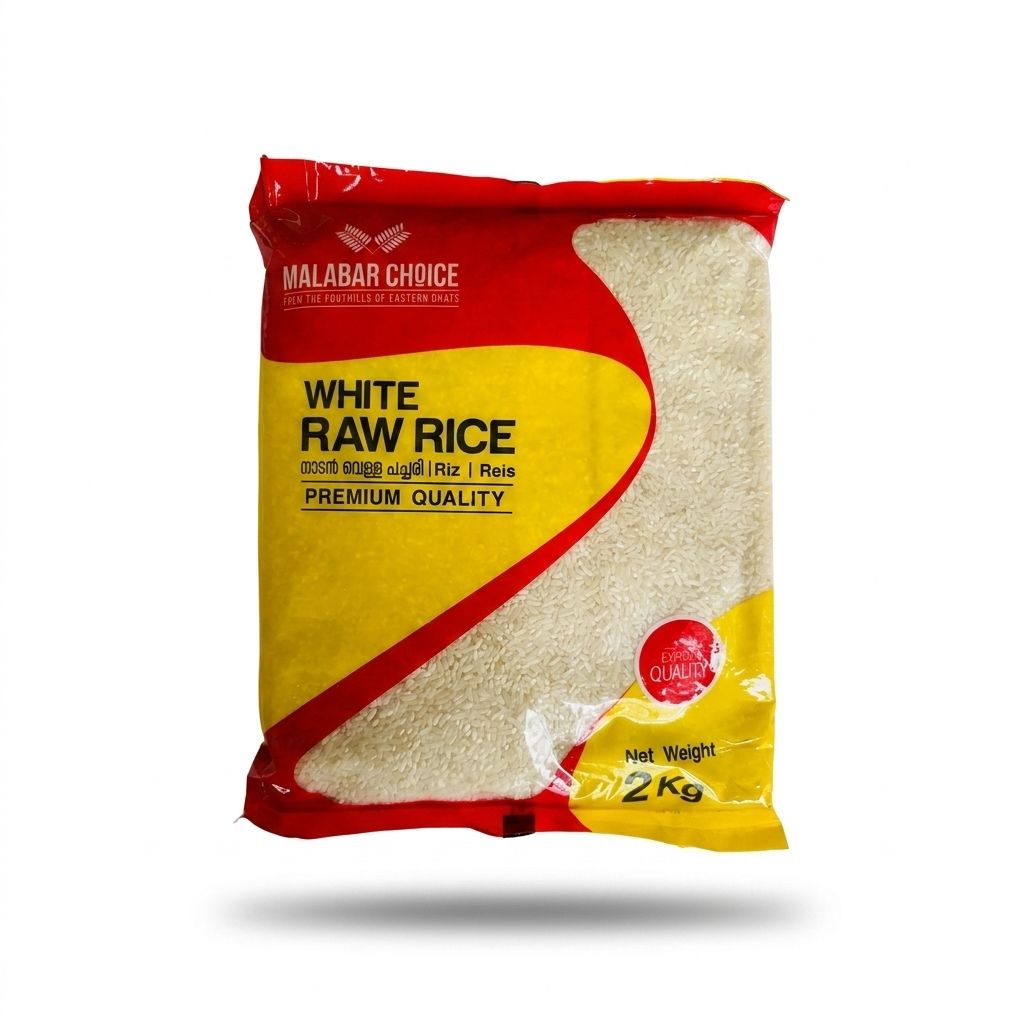 Malabar Choice White Raw Rice 2 kg