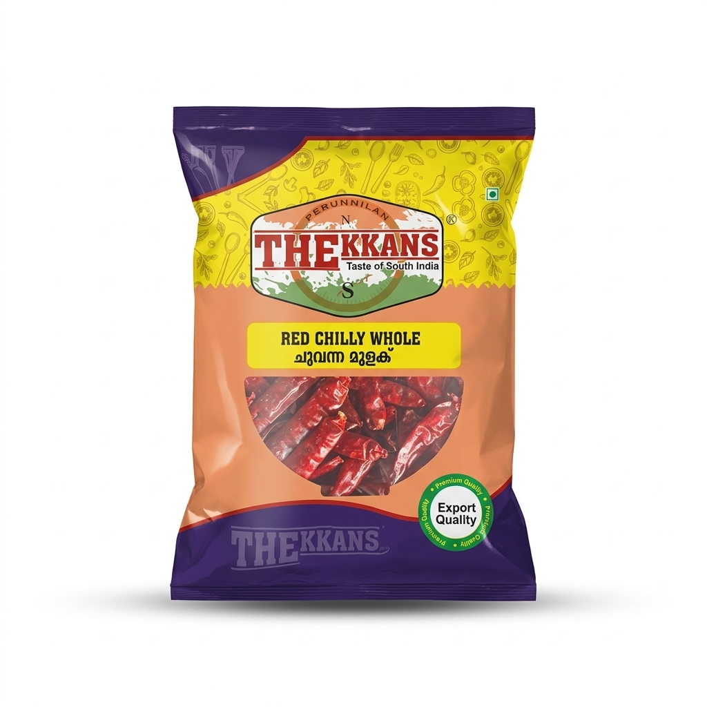 Thekkans Red Chilly Whole 100 gram