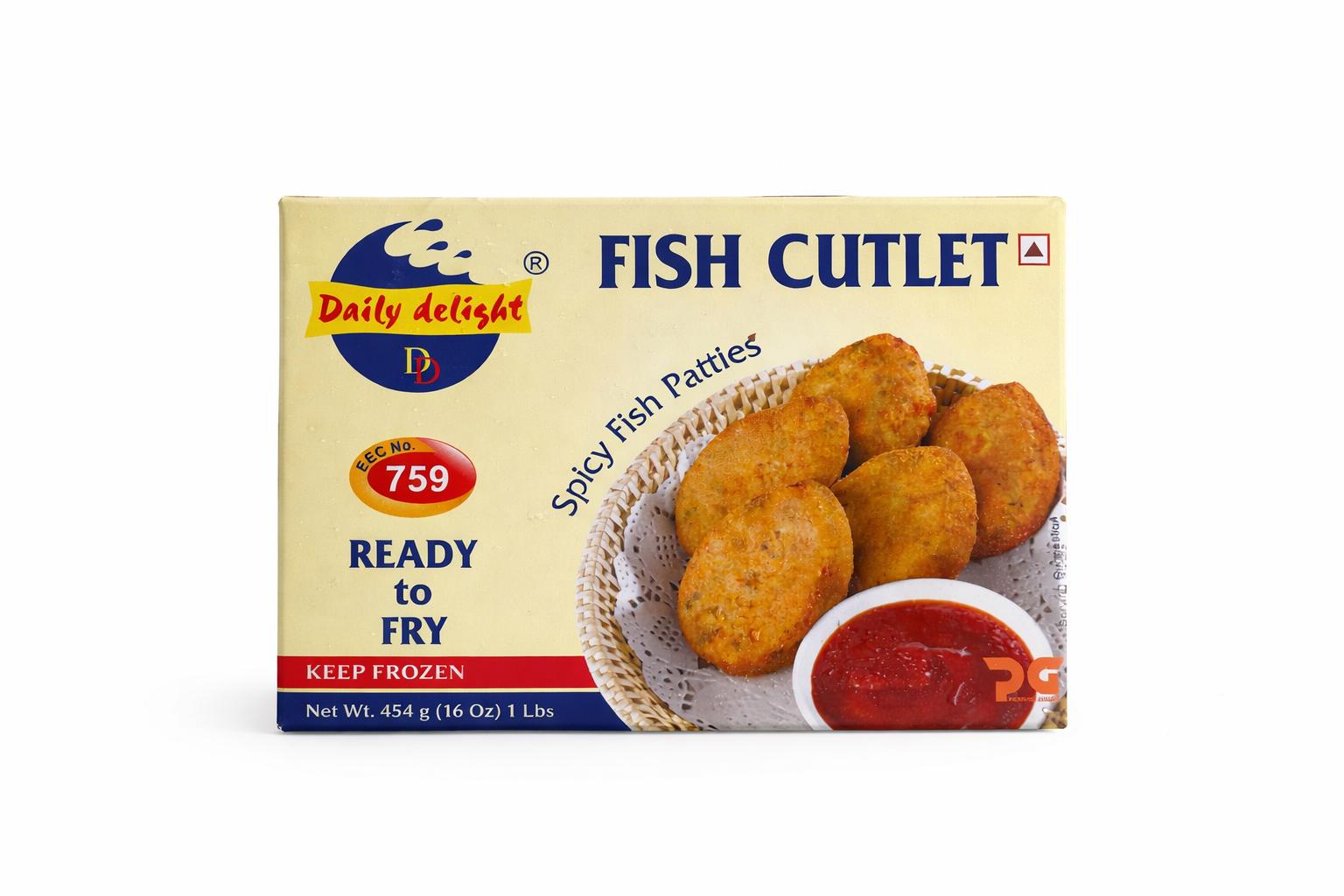 Daily Delight Fish Cutlet 454 Grm