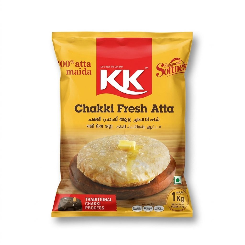 KK Chakki Fresh Atta - 1Kg