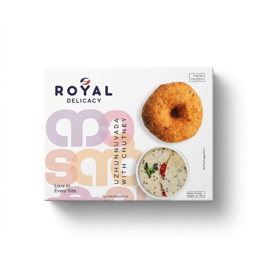 Royal Delicacy Uzhunnuvada with Chutney 350grm